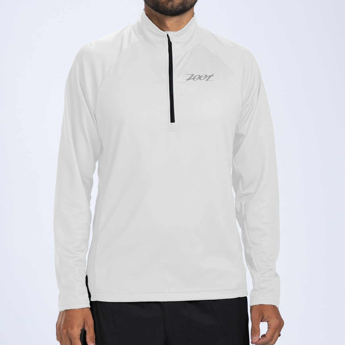 Zoot Sports RUN TOPS Men's Core Run 1/2 Zip - White