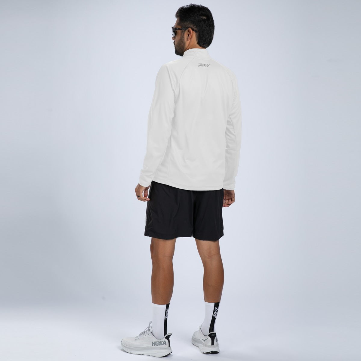 Zoot Sports RUN TOPS Men's Core Run 1/2 Zip - White