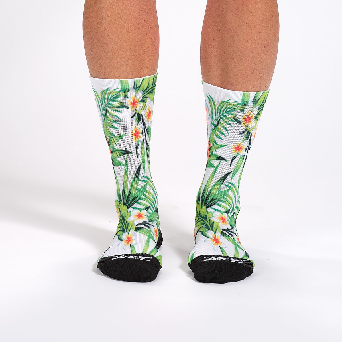 Zoot Sports SOCKS UNISEX 6" SOCK - WHITE HAWAII