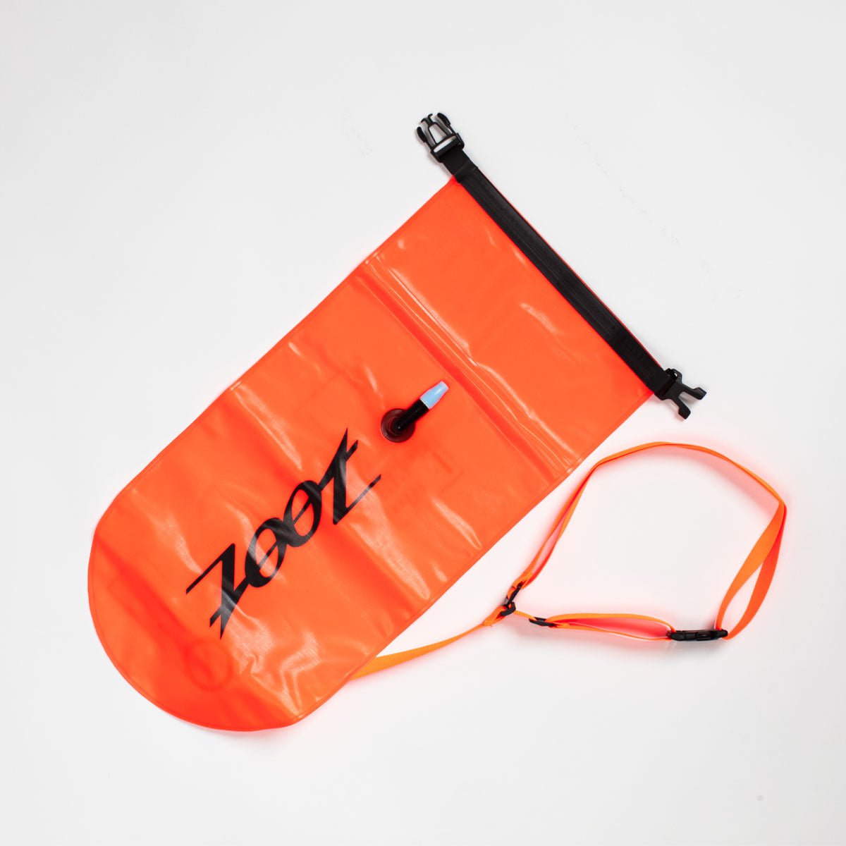 Zoot Sports SWIM ACCESSORIES Ultra Swim Safety Buoy & Dry Bag - Neon Orange