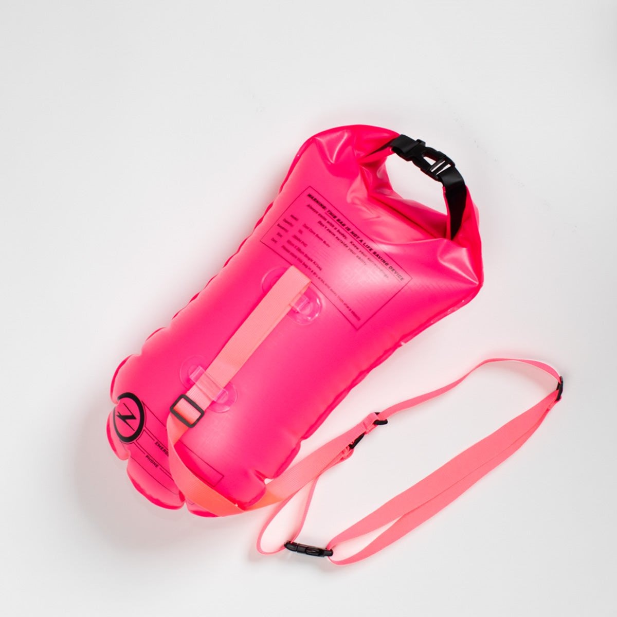 Zoot Sports SWIM ACCESSORIES Ultra Swim Safety Buoy & Dry Bag - Neon Pink