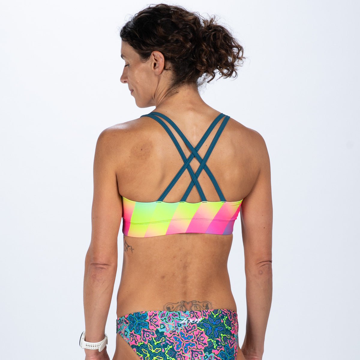Zoot Sports SWIM Women's Ltd Swim Crossback Bikini Top - Costa Del Sol