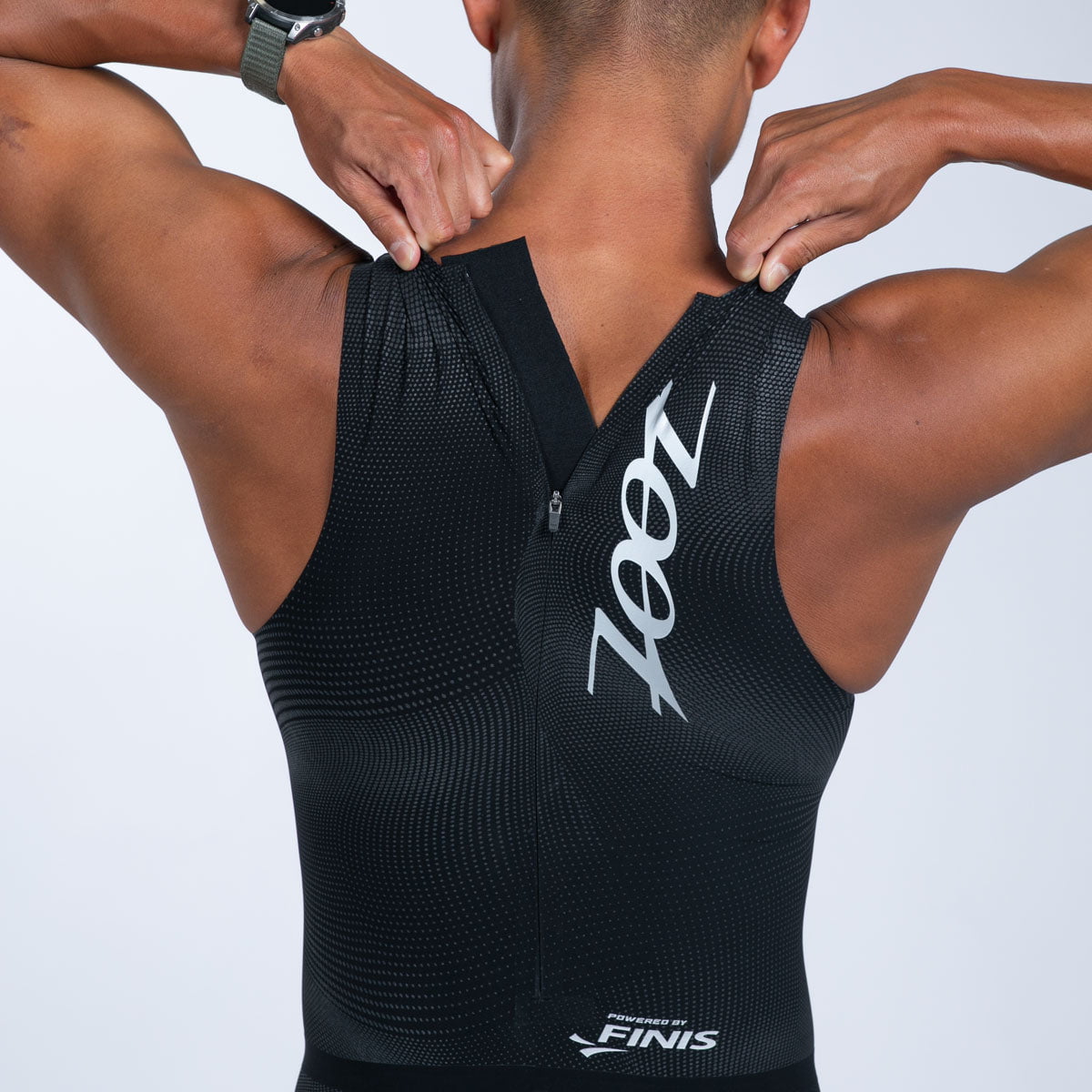 Zoot Men's Ultra HydroX Swimskin in Black, image 14