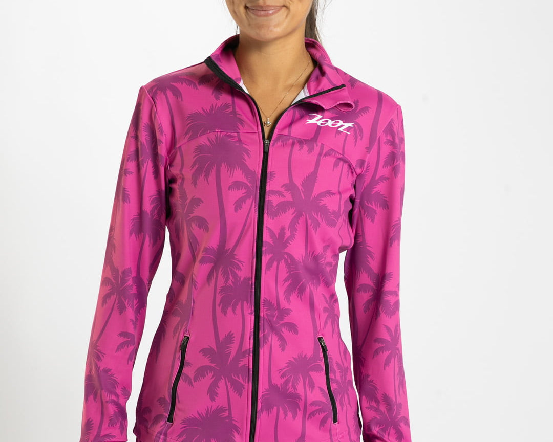 Zoot Sports TRACK JACKETS Women's Ltd Run Pulse Jacket - Paradise