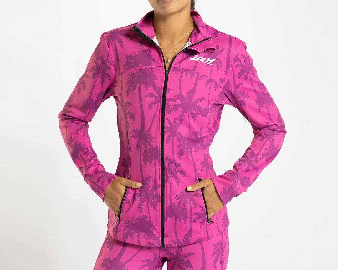 Zoot Sports TRACK JACKETS Women's Ltd Run Pulse Jacket - Paradise