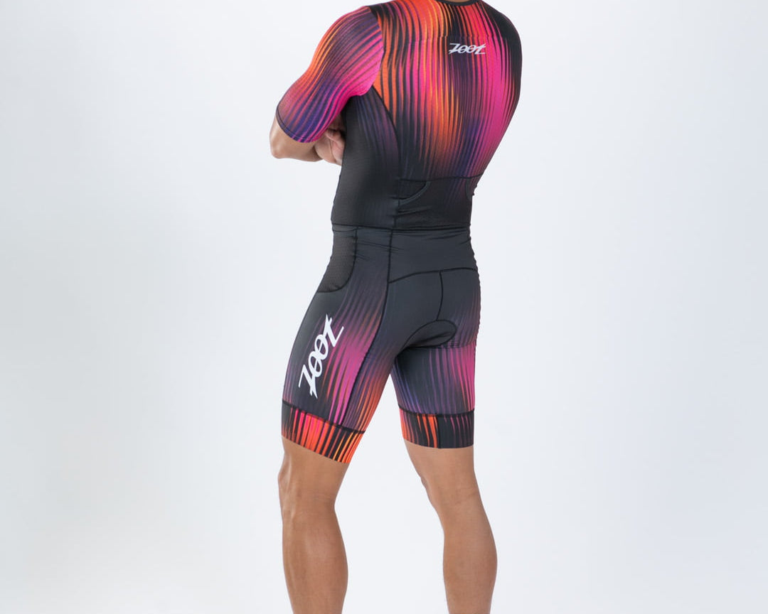 Zoot Sports TRI AERO RACESUITS Men's Ltd Tri Aero Fz Racesuit - Afterglow