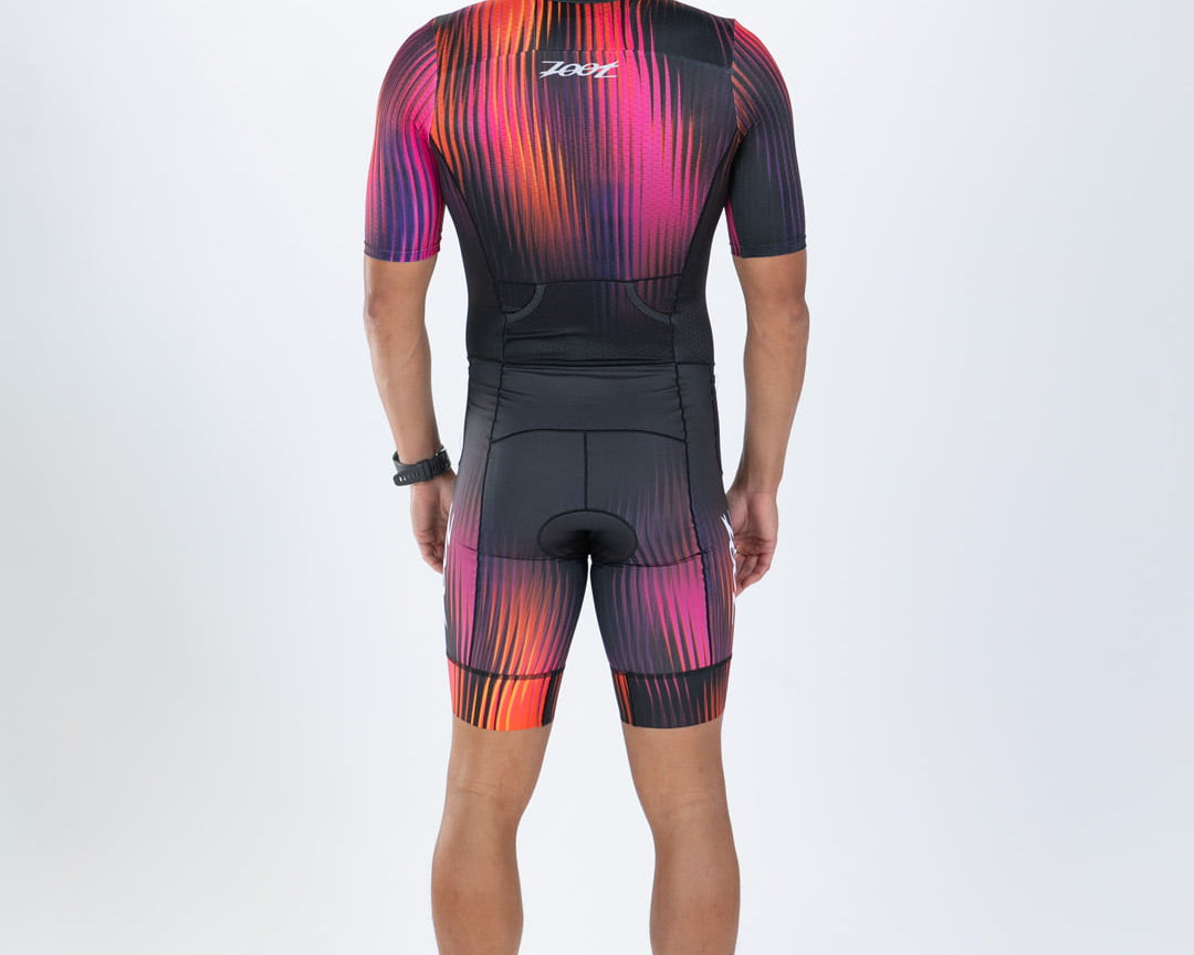 Zoot Sports TRI AERO RACESUITS Men's Ltd Tri Aero Fz Racesuit - Afterglow
