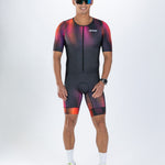 Zoot Sports TRI AERO RACESUITS Men's Ltd Tri Aero Fz Racesuit - Afterglow