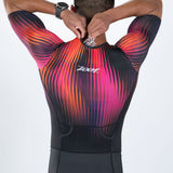 Zoot Sports TRI AERO RACESUITS Men's Ltd Tri Aero Fz Racesuit - Afterglow
