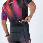 Zoot Sports TRI AERO RACESUITS Men's Ltd Tri Aero Fz Racesuit - Afterglow