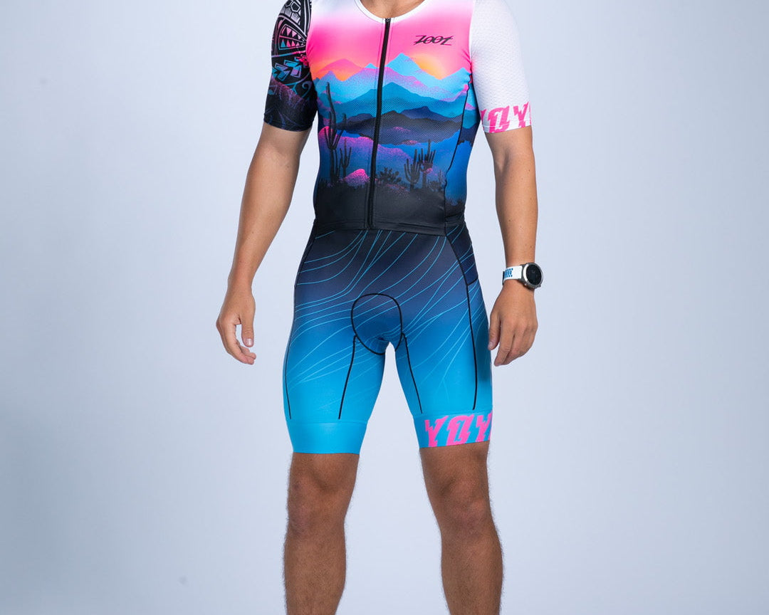 Zoot Sports TRI AERO RACESUITS Men's Ltd Tri Aero Fz Racesuit - Elements
