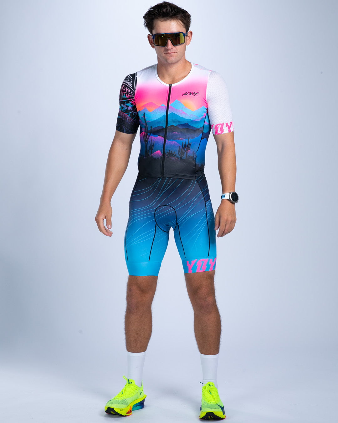 Zoot Sports TRI AERO RACESUITS Men's Ltd Tri Aero Fz Racesuit - Elements
