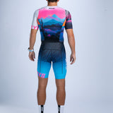 Zoot Sports TRI AERO RACESUITS Men's Ltd Tri Aero Fz Racesuit - Elements