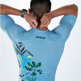 Zoot Sports TRI AERO RACESUITS Men's Ltd Tri Aero Fz Racesuit - Florescence