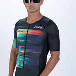 Zoot Sports TRI AERO RACESUITS Men's Ltd Tri Aero Fz Racesuit - Glitch