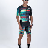 Zoot Sports TRI AERO RACESUITS Men's Ltd Tri Aero Fz Racesuit - Glitch