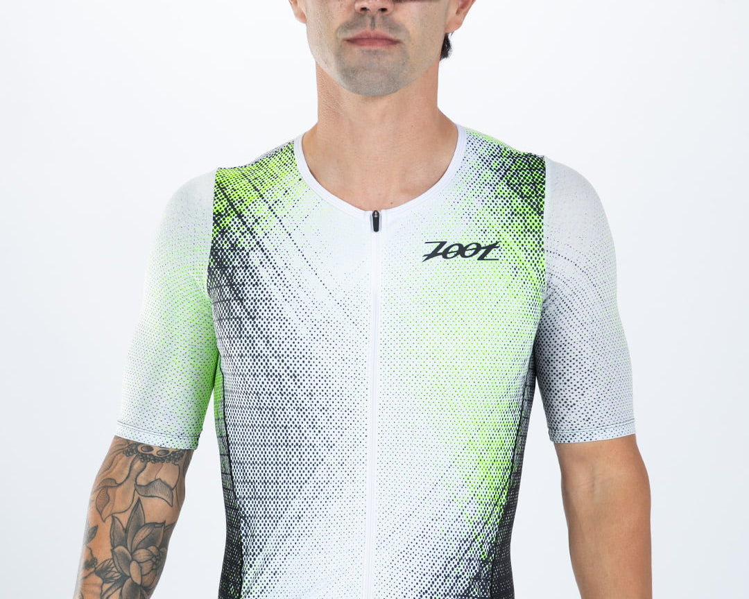 Zoot Sports TRI AERO RACESUITS Men's Ltd Tri Aero Fz Racesuit - Haze