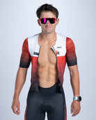 Zoot Sports TRI AERO RACESUITS Men's Ltd Tri Aero Fz Racesuit - IM Velocity