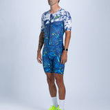Zoot Sports TRI AERO RACESUITS Men's Ltd Tri Aero Fz Racesuit - Island Original