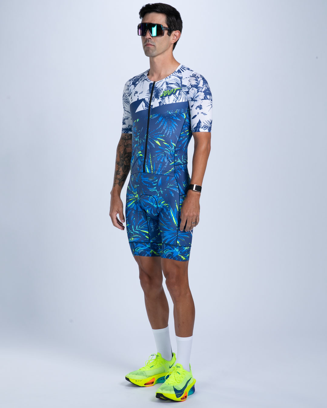 Zoot Sports TRI AERO RACESUITS Men's Ltd Tri Aero Fz Racesuit - Island Original