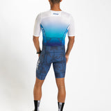 Zoot Sports TRI AERO RACESUITS Men's Ltd Tri Aero Fz Racesuit - Paradise