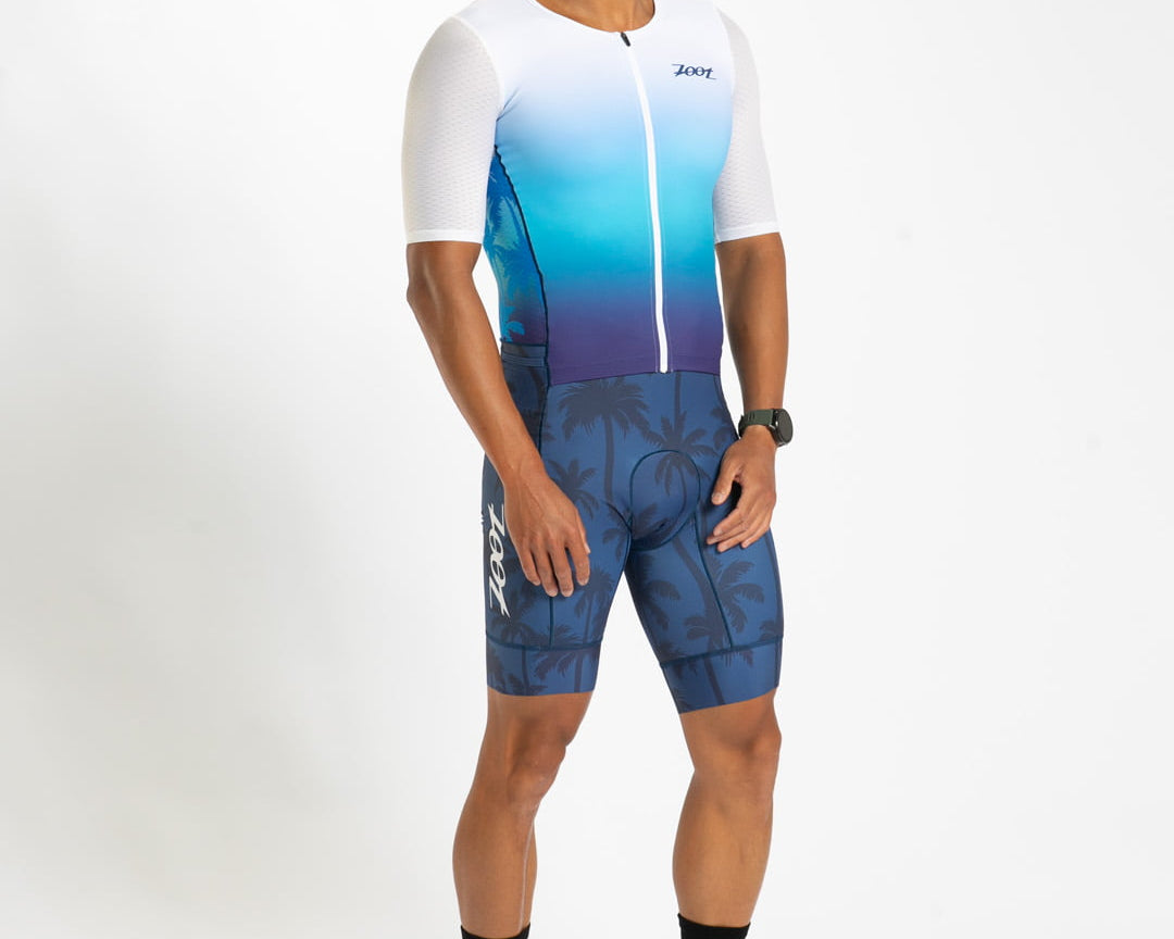 Zoot Sports TRI AERO RACESUITS Men's Ltd Tri Aero Fz Racesuit - Paradise