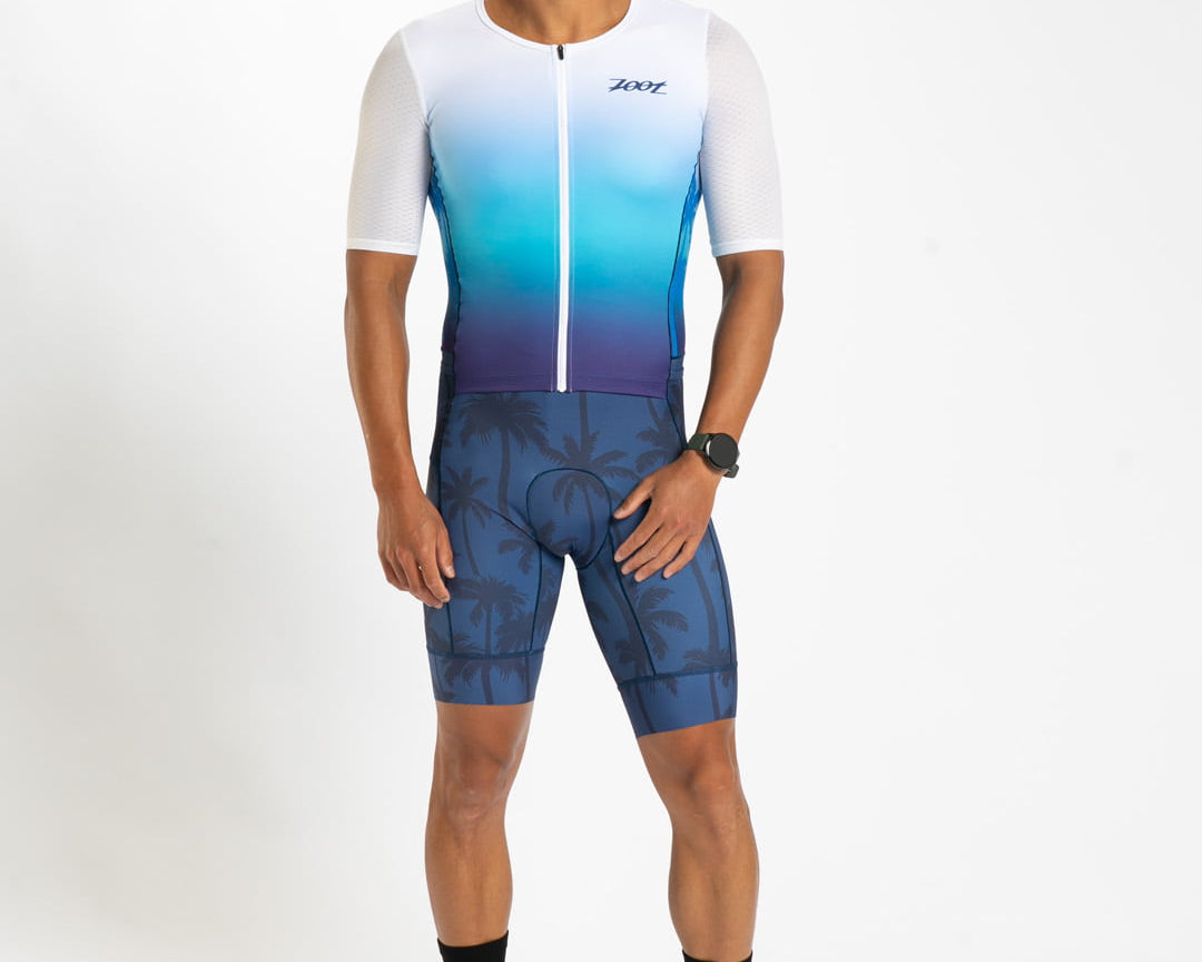 Zoot Sports TRI AERO RACESUITS Men's Ltd Tri Aero Fz Racesuit - Paradise