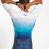 Zoot Sports TRI AERO RACESUITS Men's Ltd Tri Aero Fz Racesuit - Paradise