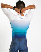 Zoot Sports TRI AERO RACESUITS Men's Ltd Tri Aero Fz Racesuit - Paradise
