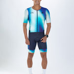 Zoot Sports TRI AERO RACESUITS Men's Ltd Tri Aero Fz Racesuit - Prism