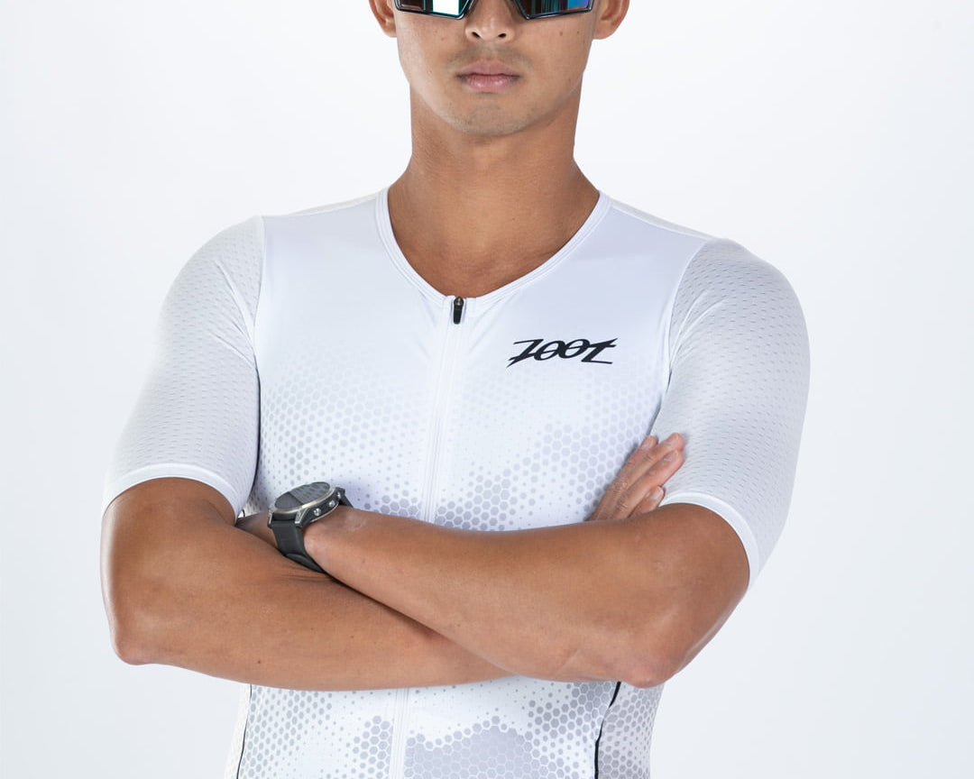 Zoot Sports TRI AERO RACESUITS Men's Ltd Tri Aero Fz Racesuit - Shadow