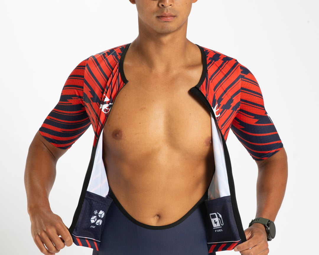 Zoot Sports TRI AERO RACESUITS Men's Ltd Tri Aero Fz Racesuit - West