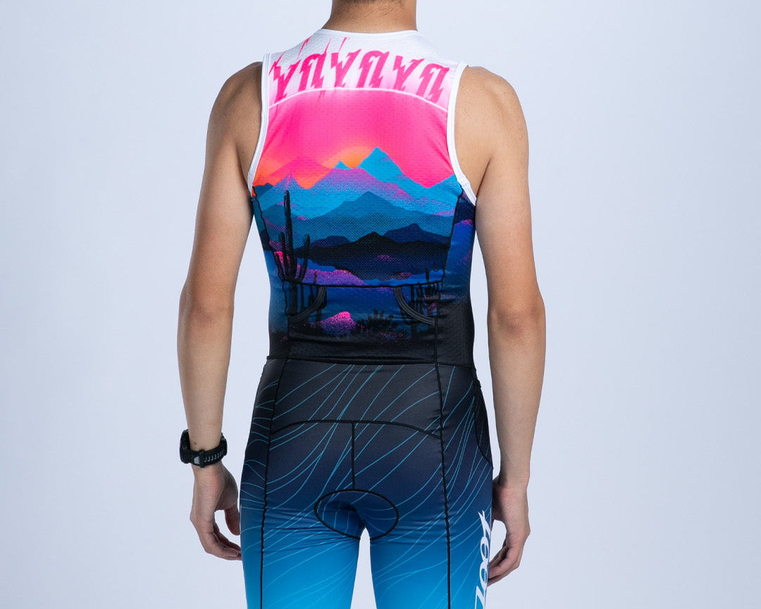 Zoot Sports TRI AERO RACESUITS Men's Ltd Tri Slvs Fz Racesuit - Elements