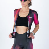 Zoot Sports TRI AERO RACESUITS Women's Ltd Tri Aero Fz Racesuit - Afterglow
