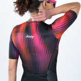 Zoot Sports TRI AERO RACESUITS Women's Ltd Tri Aero Fz Racesuit - Afterglow