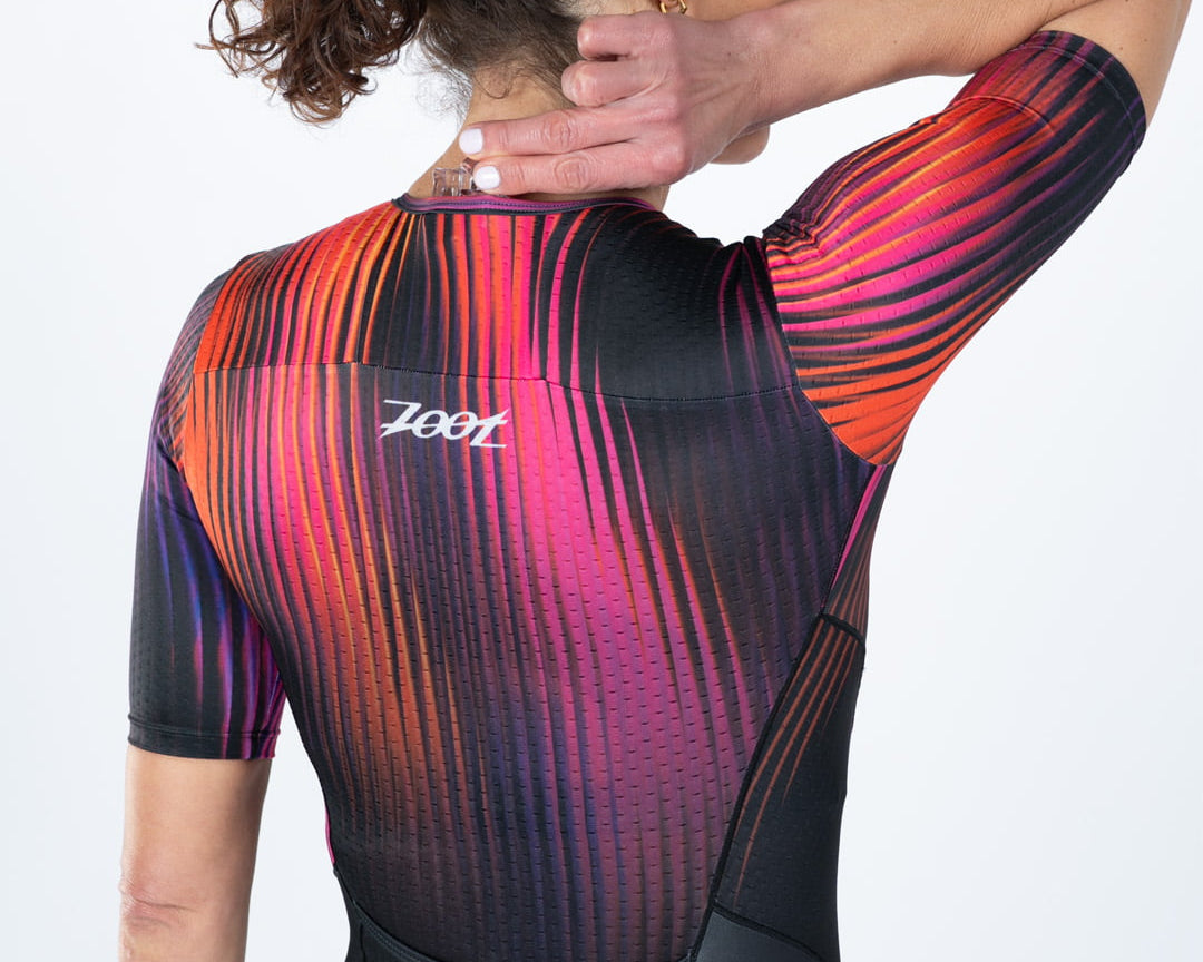 Zoot Sports TRI AERO RACESUITS Women's Ltd Tri Aero Fz Racesuit - Afterglow