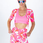 Zoot Sports TRI AERO RACESUITS Women's Ltd Tri Aero Fz Racesuit - Blossom