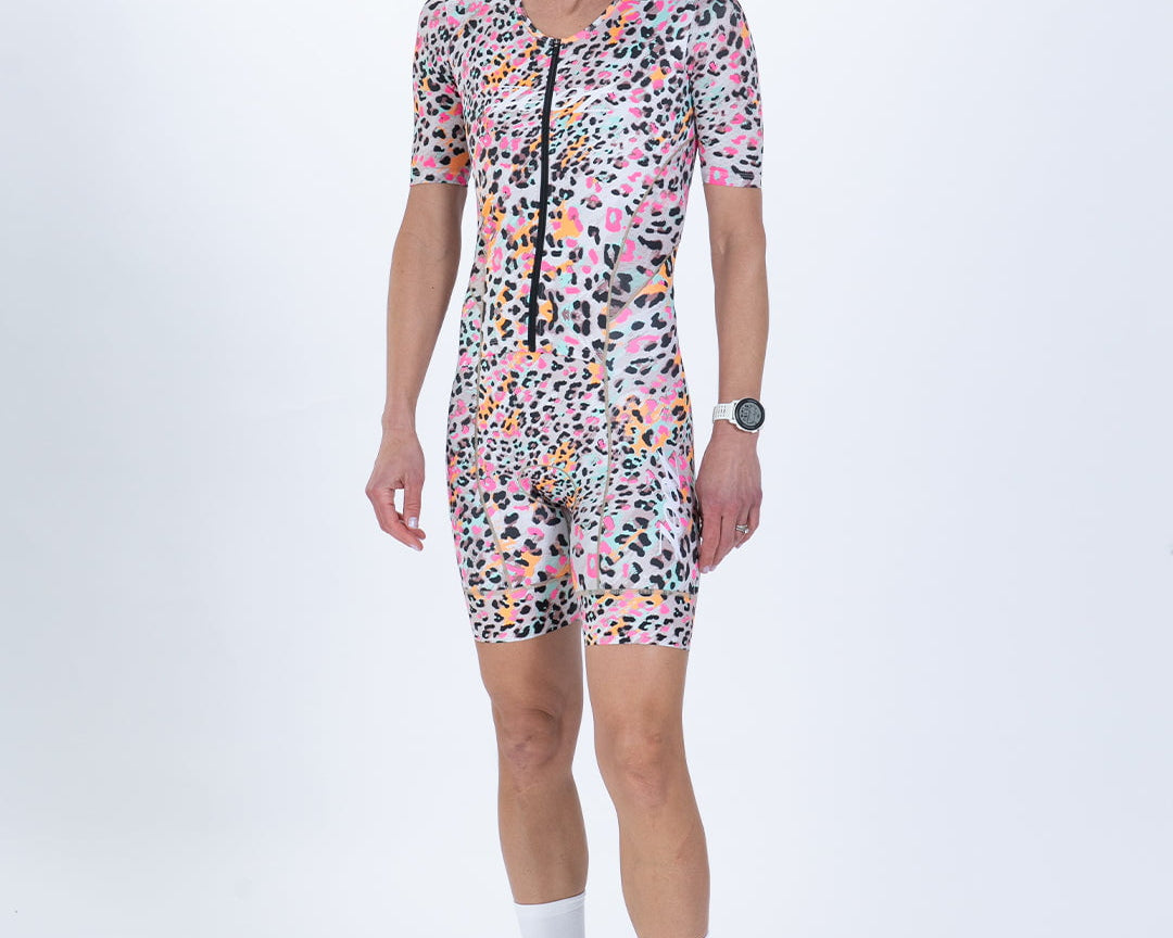 Zoot Sports TRI AERO RACESUITS Women's Ltd Tri Aero Fz Racesuit - Fierce