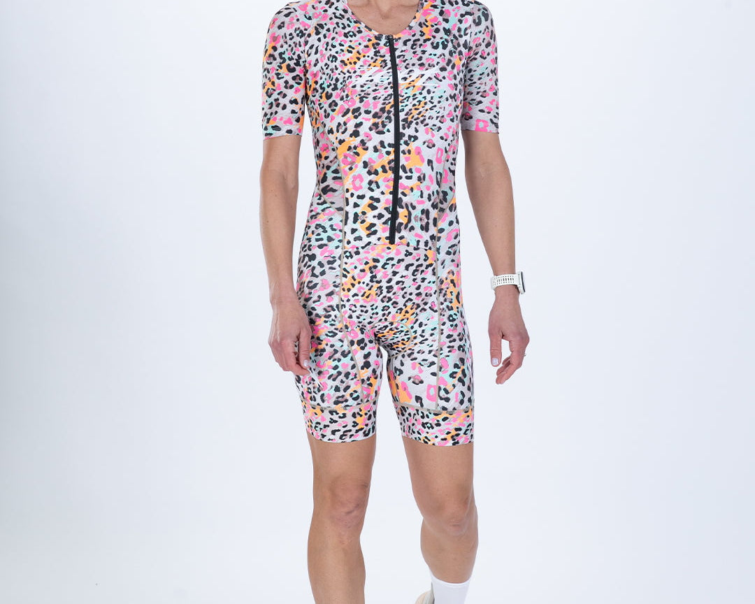 Zoot Sports TRI AERO RACESUITS Women's Ltd Tri Aero Fz Racesuit - Fierce