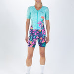 Zoot Sports TRI AERO RACESUITS Women's Ltd Tri Aero Fz Racesuit - Florescence