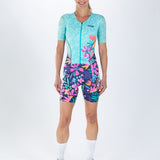 Zoot Sports TRI AERO RACESUITS Women's Ltd Tri Aero Fz Racesuit - Florescence