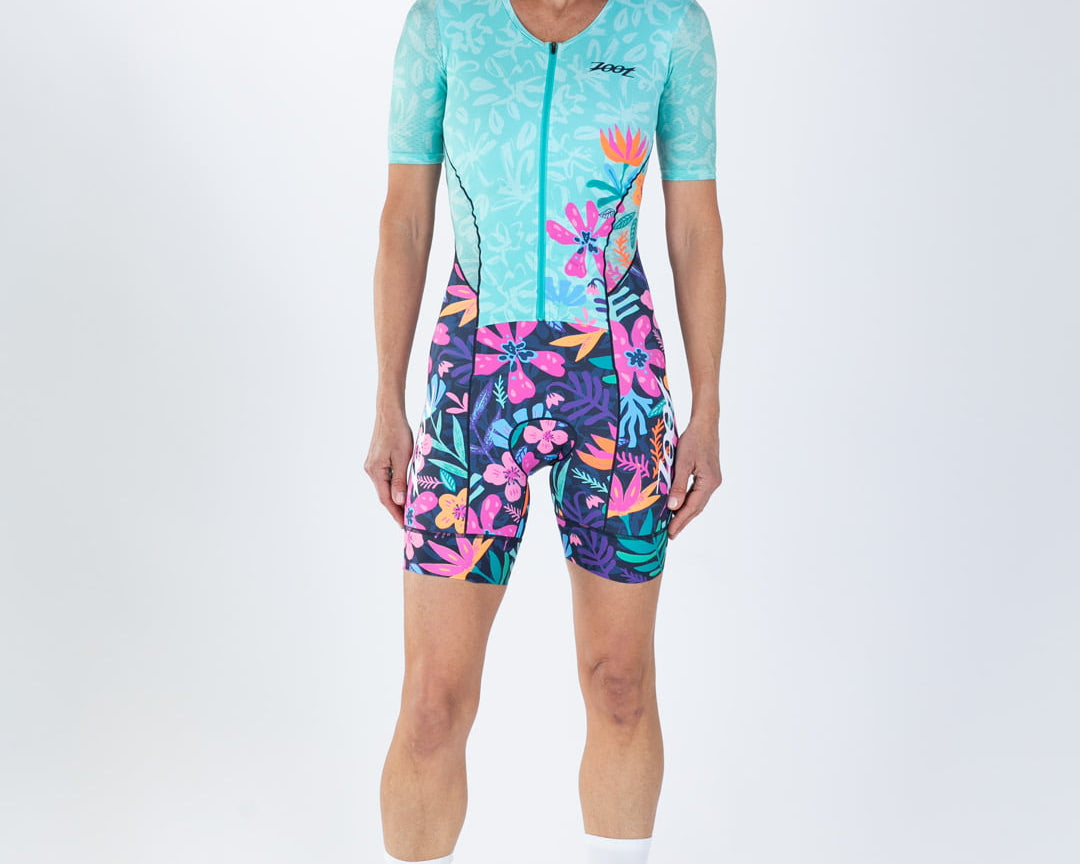 Zoot Sports TRI AERO RACESUITS Women's Ltd Tri Aero Fz Racesuit - Florescence