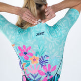 Zoot Sports TRI AERO RACESUITS Women's Ltd Tri Aero Fz Racesuit - Florescence