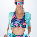 Zoot Sports TRI AERO RACESUITS Women's Ltd Tri Aero Fz Racesuit - Florescence