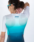 Zoot Sports TRI AERO RACESUITS Women's Ltd Tri Aero Fz Racesuit - Riptide