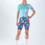 Zoot Sports TRI AERO RACESUITS Women's Ultra Tri P1x Racesuit - Florescence