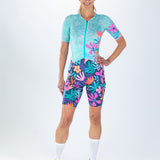 Zoot Sports TRI AERO RACESUITS Women's Ultra Tri P1x Racesuit - Florescence