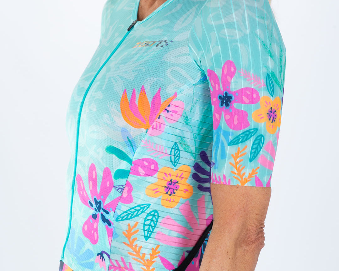 Zoot Sports TRI AERO RACESUITS Women's Ultra Tri P1x Racesuit - Florescence