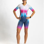 Zoot Sports TRI AERO RACESUITS Women's Ultra Tri P1x Racesuit - Paradise