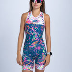 Zoot Sports TRI BACKZIP RACESUITS Women's Sprint Tri Hyperglide Backzip Racesuit - Island Original